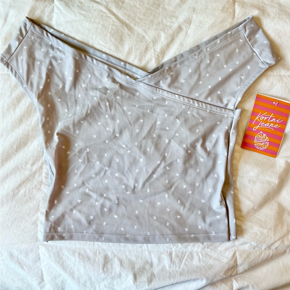 Kortni Jeane cris cross swim top